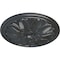 Ekena Millwork Bordeaux Ceiling Medallion (Fits Canopies up to 3 1/4"), Hand-Painted Pewter, 22 5/8"OD x 1 3/4"P CM22BOPES - alternate 5
